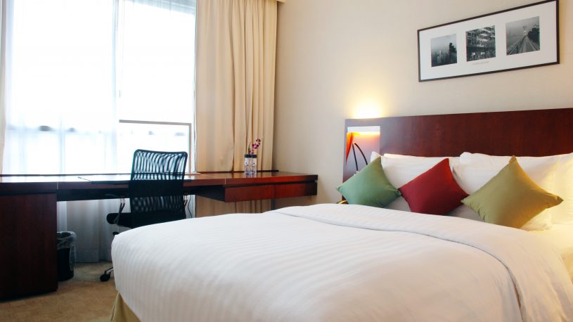 A room in a hotel. Hotel pest control is important for your hospitability business.